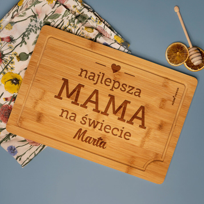 Najlepsza Mama - deska do krojenia z grawerem