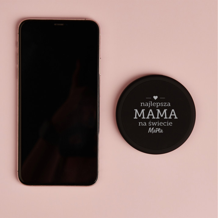 Najlepsza Mama - Ładowarka indukcyjna z podświetleniem