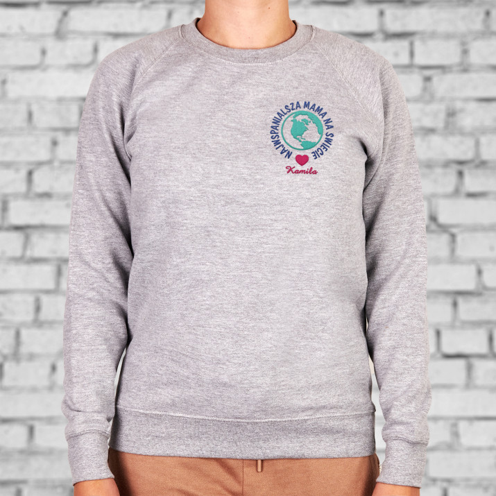 Najlepsza mama na świecie - Bluza damska bez kaptura