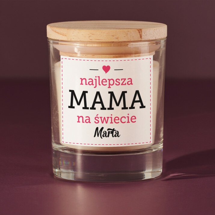 Najlepsza mama na świecie- Świeca Zapachowa