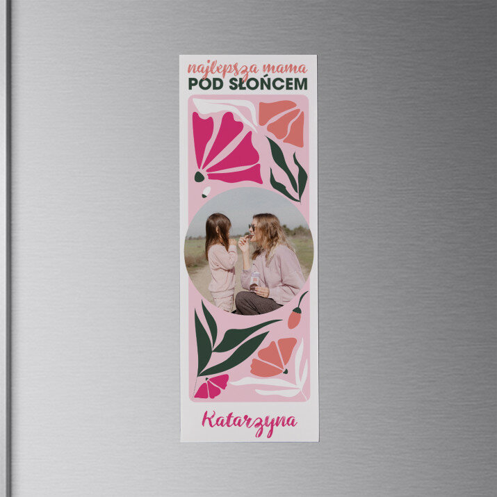 Najlepsza mama pod słońcem - Magnes na lodówkę