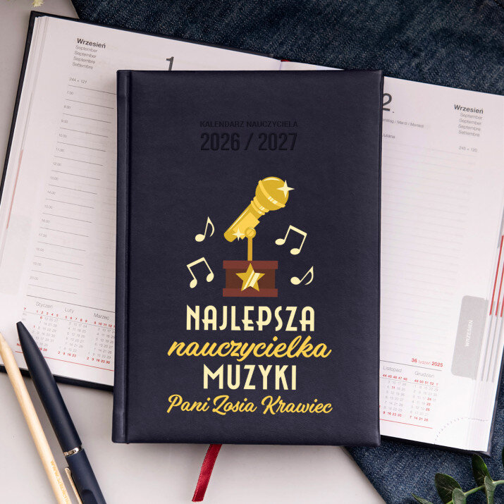 Najlepsza nauczycielka muzyki - Kalendarz nauczyciela Najlepsza nauczycielka muzyki - Kalendarz nauczyciela
