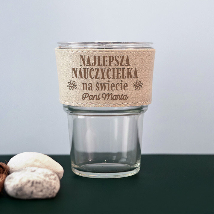 Najlepsza nauczycielka na świecie - Kubek szklany