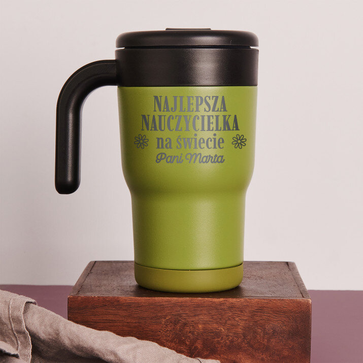 Najlepsza nauczycielka na świecie - kubek termiczny 530ml