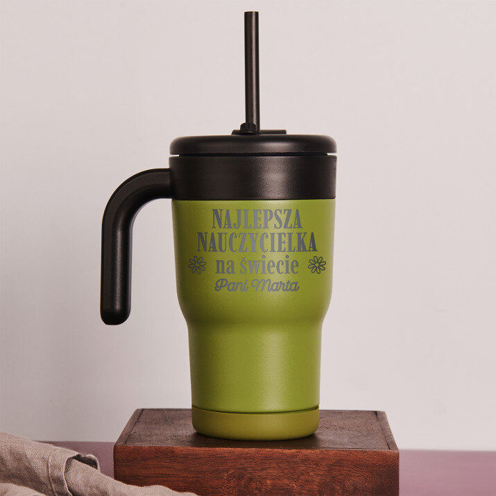 Najlepsza nauczycielka na świecie - kubek termiczny 530ml