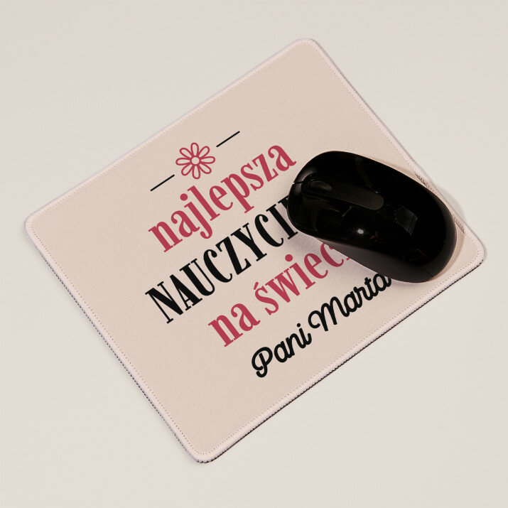 Najlepsza nauczycielka na świecie - Podkładka pod myszkę
