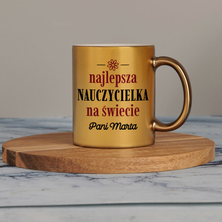 Najlepsza nauczycielka na świecie - Złoty kubek