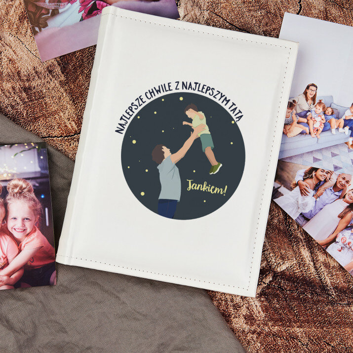 Najlepsze chwile z najlepszym tatą - chłopiec - Personalizowany Album na zdjęcia