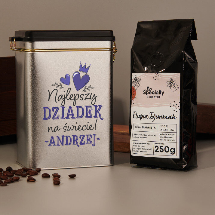 Najlepszy dziadek serca - Kawa w puszce