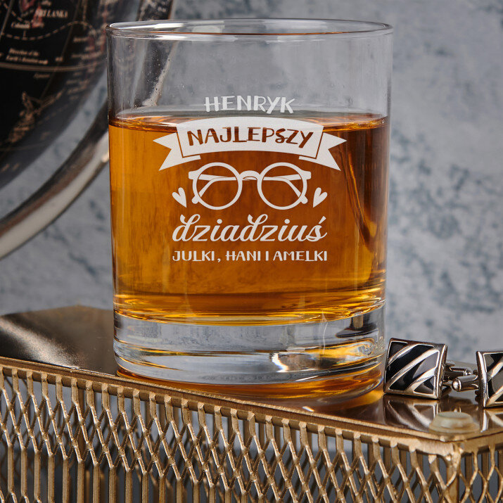 Najlepszy dziadziuś - Szklanka do whisky