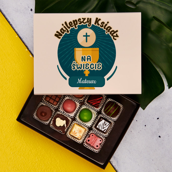 Najlepszy ksiądz - Praliny z belgijskiej czekolady