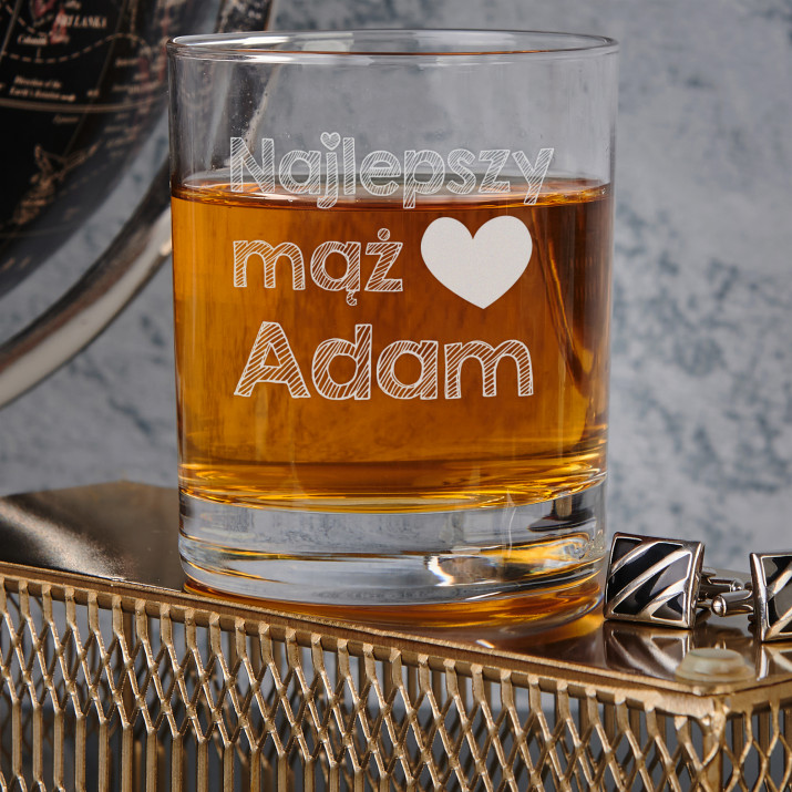 Najlepszy mąż - Szklanka do whisky