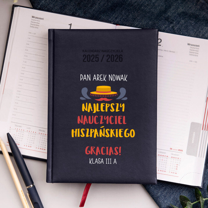Najlepszy nauczyciel hiszpańskiego - Kalendarz nauczyciela