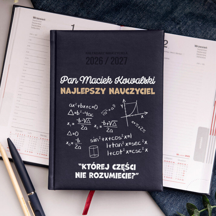 Najlepszy nauczyciel matematyki - Kalendarz nauczyciela Najlepszy nauczyciel matematyki - Kalendarz nauczyciela
