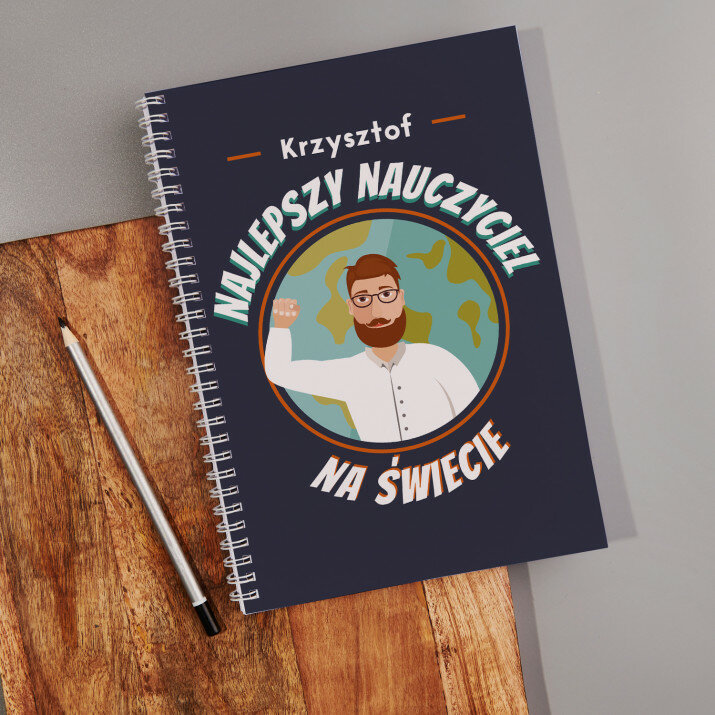 Najlepszy nauczyciel na świecie - Planer na spirali dla nauczyciela
