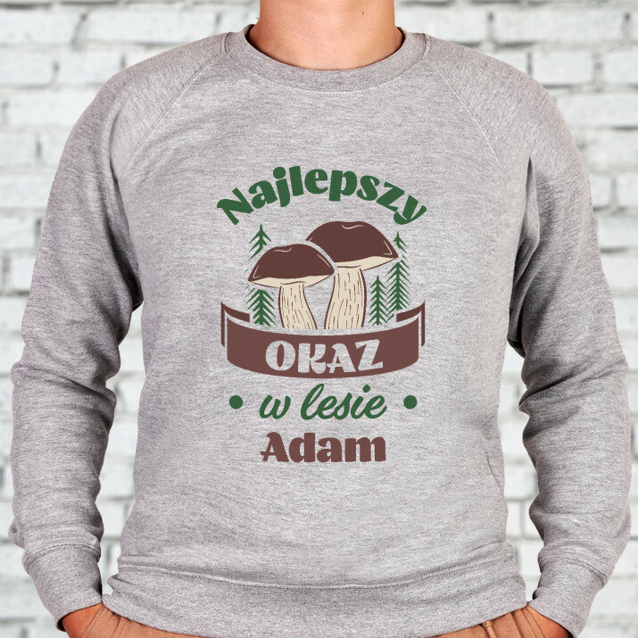 Najlepszy okaz w lesie - Bluza męska bez kaptura