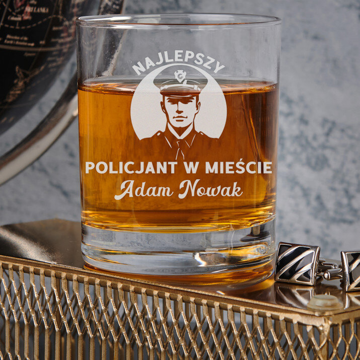 Najlepszy policjant - Szklanka do whisky