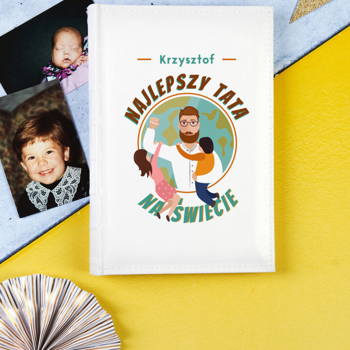 Najlepszy tata na świecie - Personalizowany Album na zdjęcia Najlepszy tata na świecie - Personalizowany Album na zdjęcia