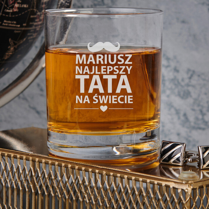Najlepszy tata - Szklanka do whisky
