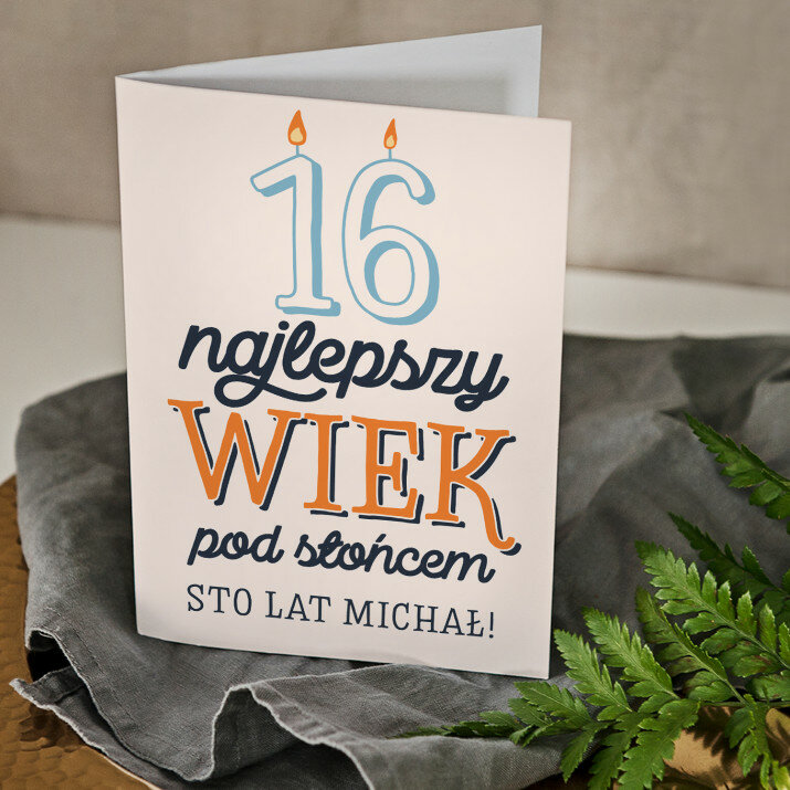 Najlepszy wiek pod słońcem - kartka z życzeniami
