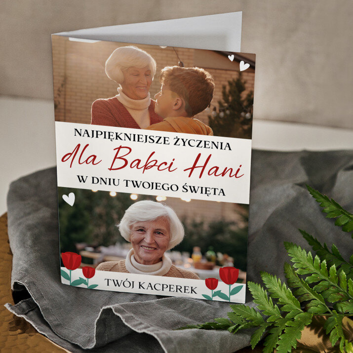 Najpiękniejsze życzenia dla babci - kartka z życzeniami