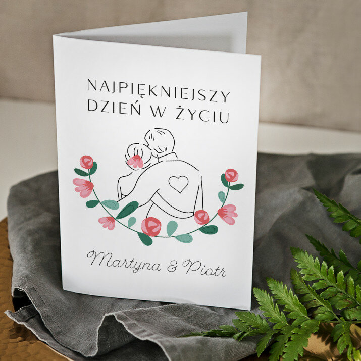 Najpiękniejszy dzień w życiu - kartka z życzeniami