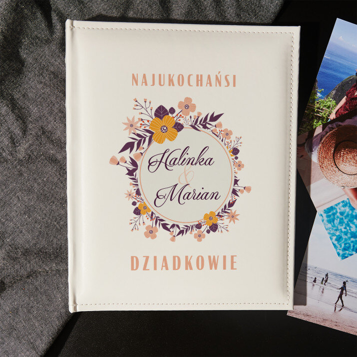 Najukochańsi dziadkowie 2 - Personalizowany Album na zdjęcia