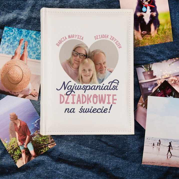 Najwspanialsi dziadkowie - Personalizowany Album na zdjęcia