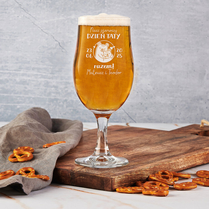Nasz pierwszy dzień taty razem - Pokal do piwa