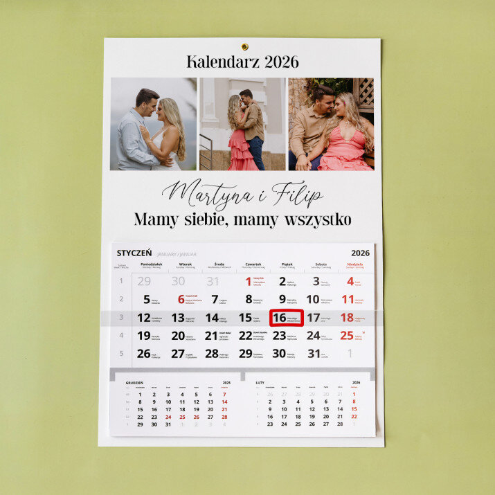 Nasze chwile - Kalendarz jednodzielny Nasze chwile - Kalendarz jednodzielny