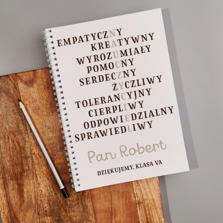 Nauczyciel cechy - Planer szkolny na spirali