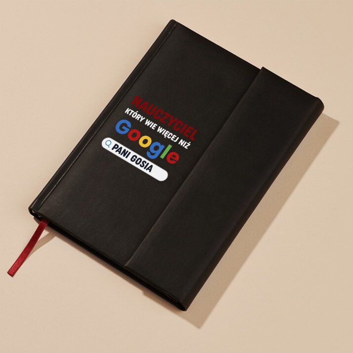 Nauczyciel google - Notes książkowy z zakładką