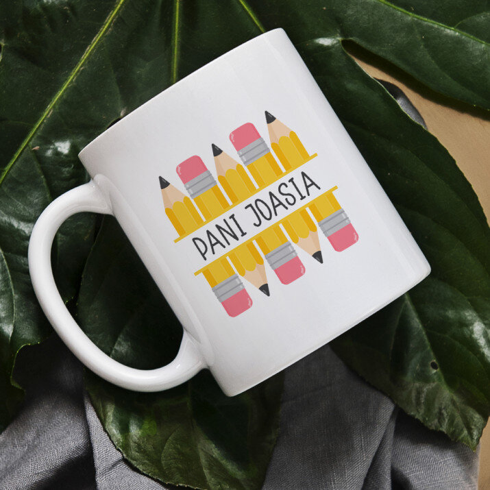 Nauczyciel imię - Personalizowany Kubek
