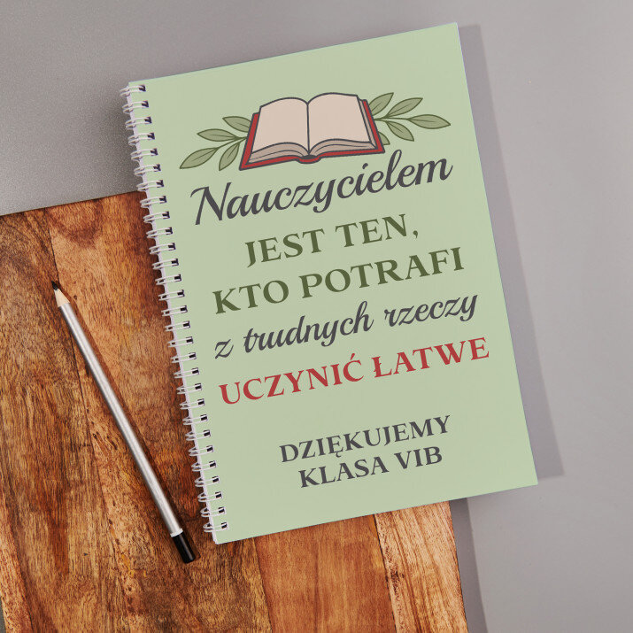 Nauczyciel trudne rzeczy - Planer na spirali dla nauczyciela