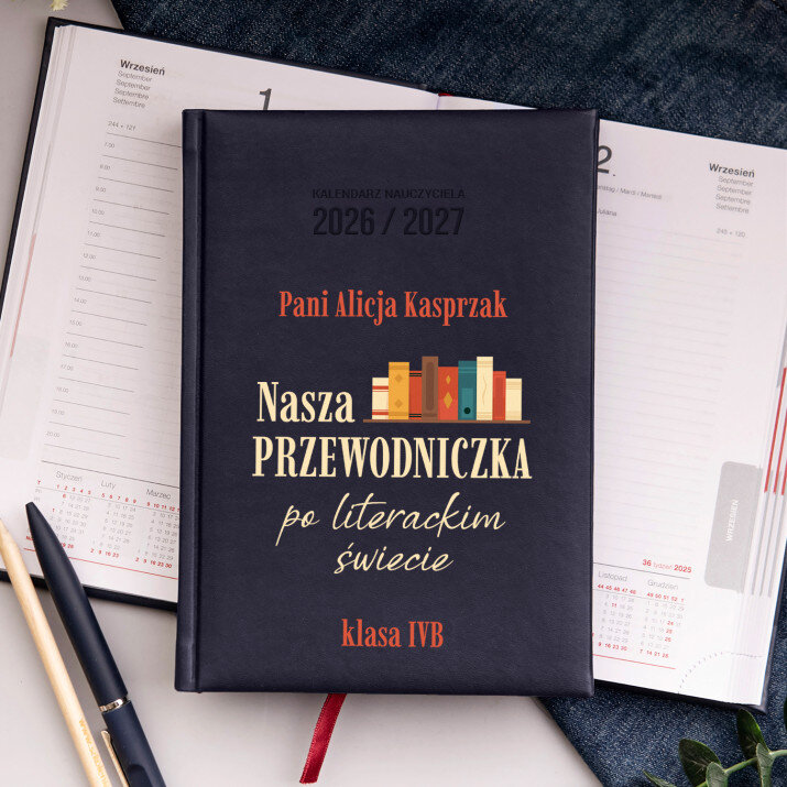 Nauczycielka, przewodniczka po literackim świecie - Kalendarz nauczyciela