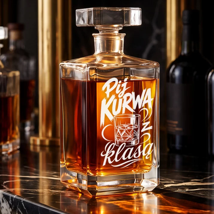 Karafka Do Whisky z Grawerem Dla Partnera Prezent Na Walentynki: Bezczelny Wieczór Karafka Do Whisky z Grawerem Dla Partnera Prezent Na Walentynki: Bezczelny Wieczór