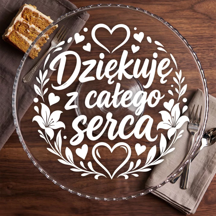 Patera Na Ciasto Na Podziękowanie Prezent Dla Kobiety: Elegancka Wdzięczność Patera Na Ciasto Na Podziękowanie Prezent Dla Kobiety: Elegancka Wdzięczność
