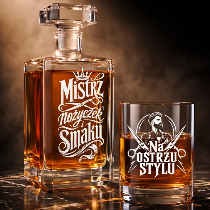 Zestaw Do Whisky Dla Fryzjera Prezent Dla Mężczyzny: Mistrzowska Elegancja Zestaw Do Whisky Dla Fryzjera Prezent Dla Mężczyzny: Mistrzowska Elegancja