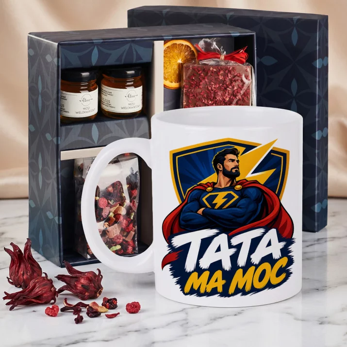Zestaw Prezenowy Z Kubkiem Na Dzień Ojca Dla Taty: Super Tata Zestaw Prezenowy Z Kubkiem Na Dzień Ojca Dla Taty: Super Tata