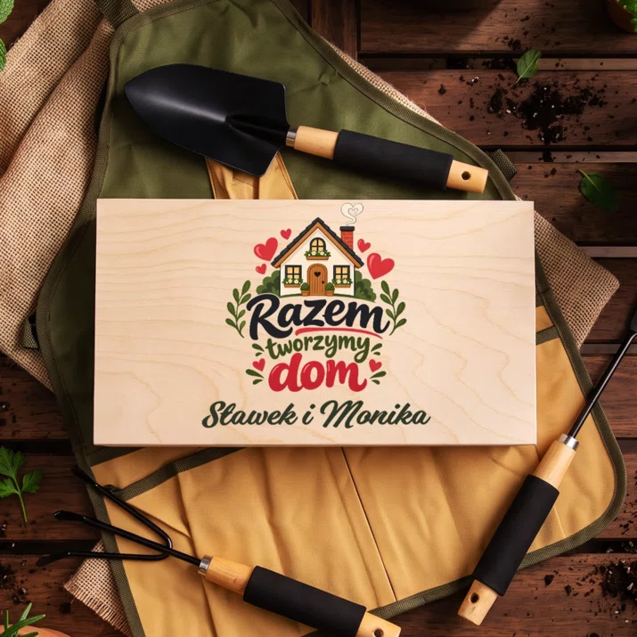 Zestaw Narzędzi Ogrodowych Na Nowy Dom Prezent Dla Pary: Razem Tworzymy Dom Zestaw Narzędzi Ogrodowych Na Nowy Dom Prezent Dla Pary: Razem Tworzymy Dom