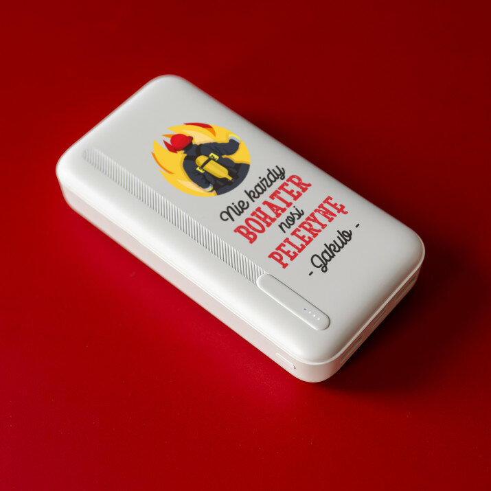 nie każdy bohater - Powerbank z nadrukiem 20000 mAh