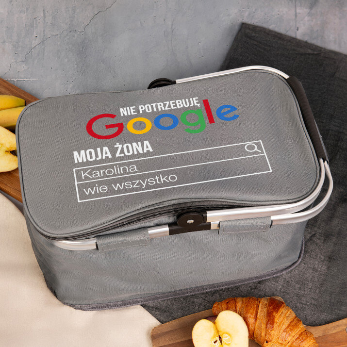 Nie potrzebuję google - Termiczny kosz piknikowy