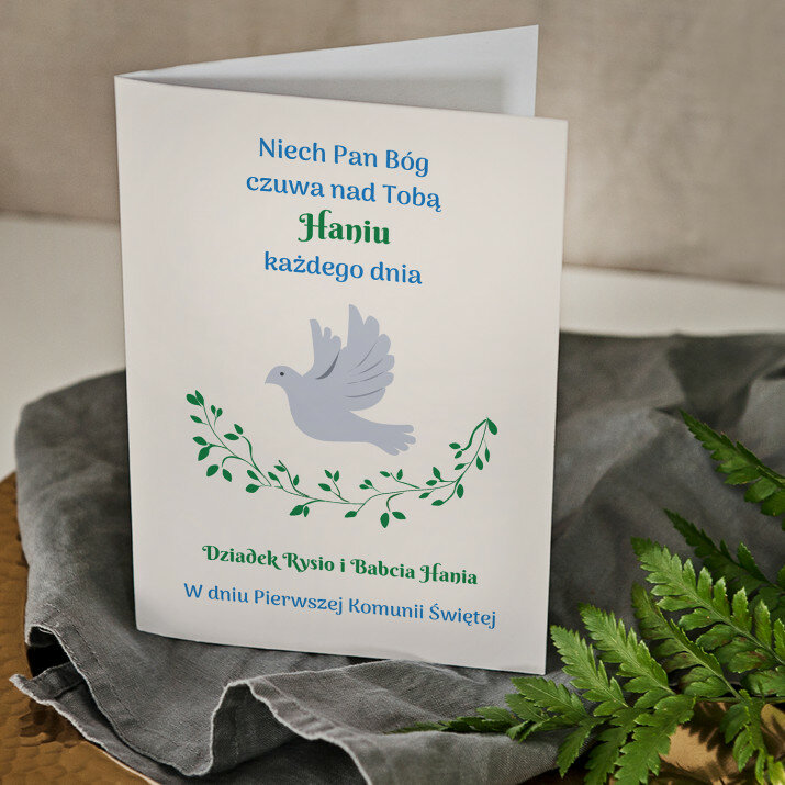Niech pan Bóg - kartka z życzeniami