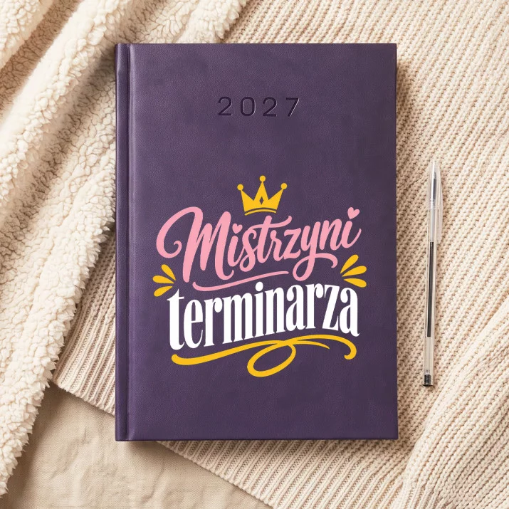 Kalendarz Książkowy A5 2027 Dla Szefowej Prezent Dla Kobiety: Typograficzna Elegancja