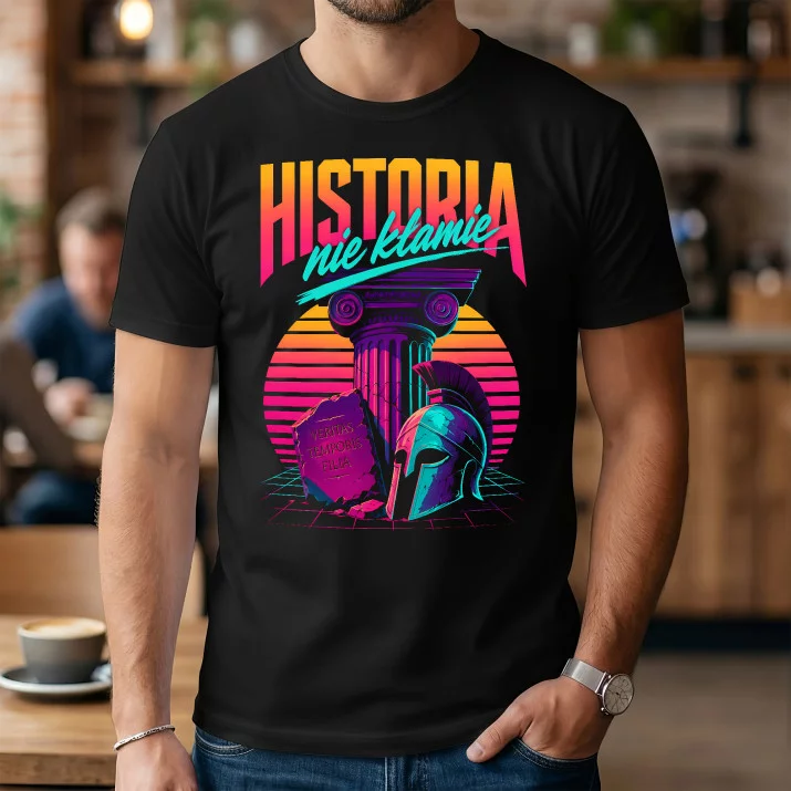 Koszulka Męska Dla Historyka Prezent Dla Mężczyzny: Historia Nie Kłamie