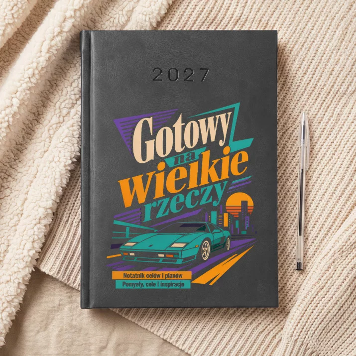 Kalendarz Książkowy A5 2027 Na 25 Urodziny Prezent Dla 25 Latka Mężczyzny: Retro Pewność Siebie Kalendarz Książkowy A5 2027 Na 25 Urodziny Prezent Dla 25 Latka Mężczyzny: Retro Pewność Siebie