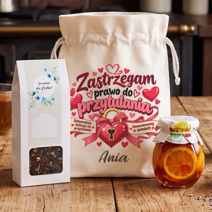 Zestaw Prezentowy z Herbatą Na Walentynki Prezent Na Rocznicę Dla Kobiety: Zastrzegam Prawo Do Zestaw Prezentowy z Herbatą Na Walentynki Prezent Na Rocznicę Dla Kobiety: Zastrzegam Prawo Do