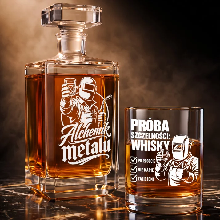 Zestaw Do Whisky Dla Spawacza Prezent Dla Mężczyzny: Alchemia Metalu Zestaw Do Whisky Dla Spawacza Prezent Dla Mężczyzny: Alchemia Metalu
