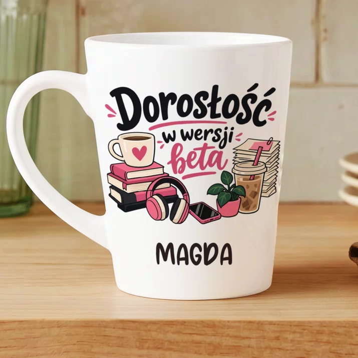 Kubek Personalizowany Dla 25 Latki Prezent Na 25 Urodziny Dla Kobiety: Dorosłość W Wersji Beta