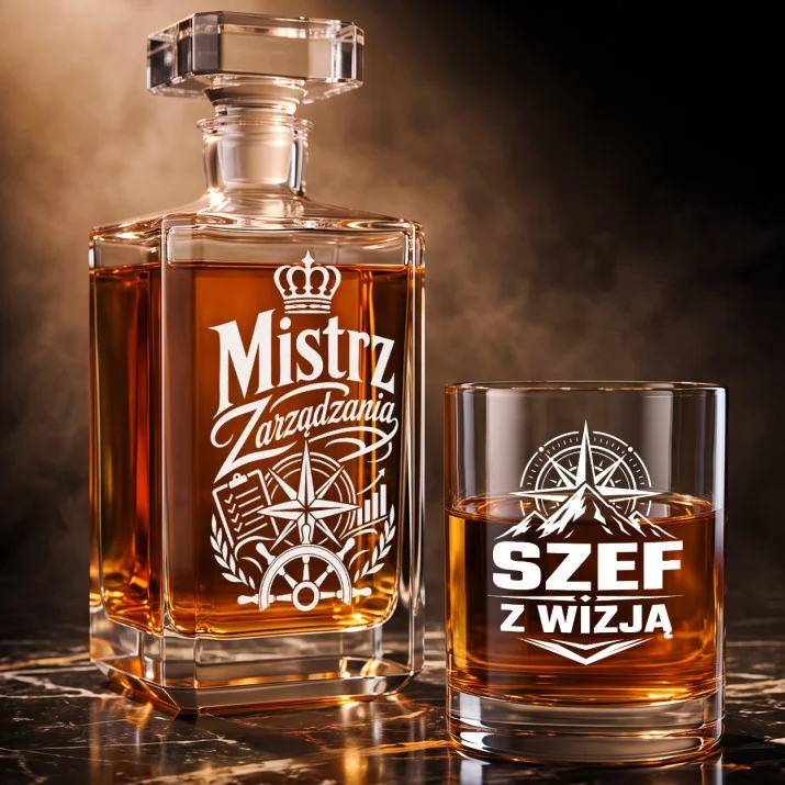 Zestaw Do Whisky Dla Szefa Prezent Dla Mężczyzny: Siła Przywództwa Zestaw Do Whisky Dla Szefa Prezent Dla Mężczyzny: Siła Przywództwa